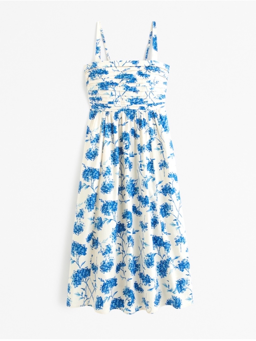 Abercrombie & Fitch Emerson Poplin Wide Strap
Midi Dress